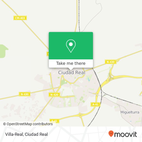 mapa Villa-Real