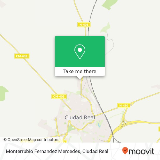 Monterrubio Fernandez Mercedes map