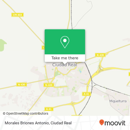 Morales Briones Antonio map