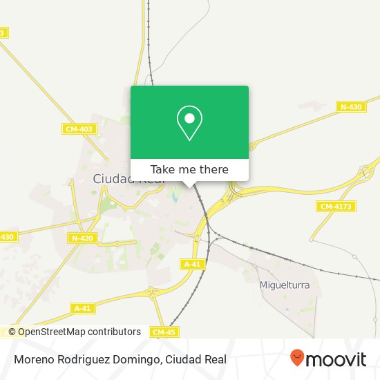 Moreno Rodriguez Domingo map