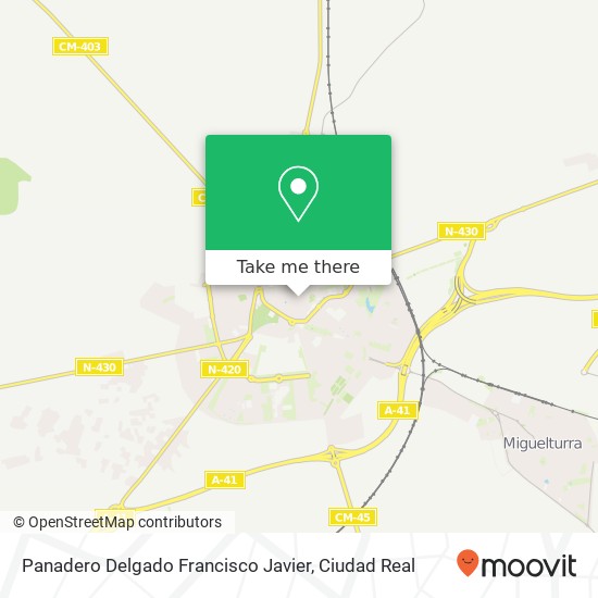 Panadero Delgado Francisco Javier map