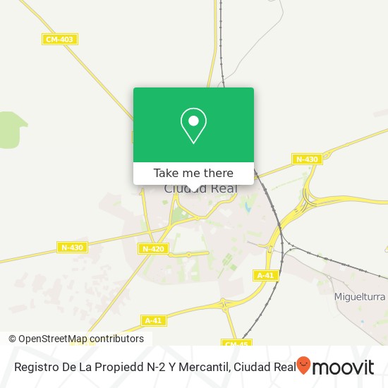 Registro De La Propiedd N-2 Y Mercantil map