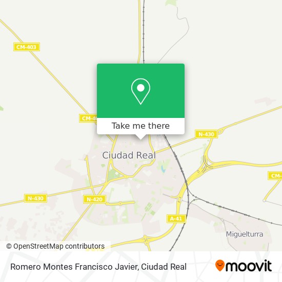 Romero Montes Francisco Javier map