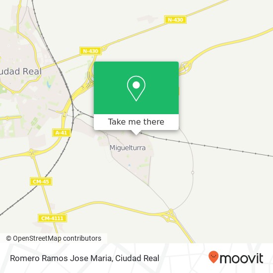 Romero Ramos Jose Maria map