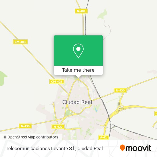 mapa Telecomunicaciones Levante S.l.