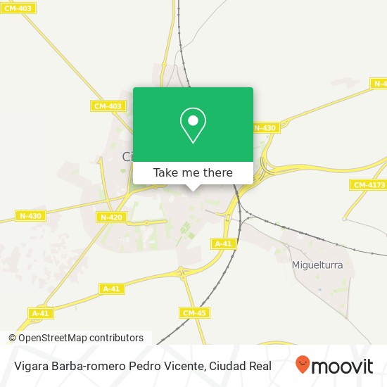 Vigara Barba-romero Pedro Vicente map