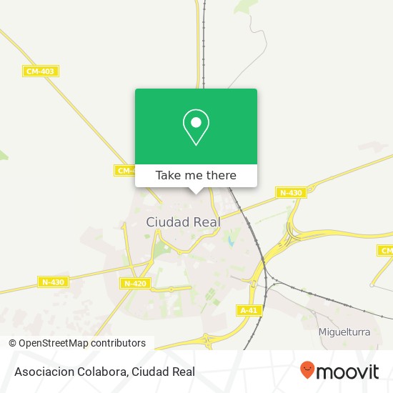 Asociacion Colabora map