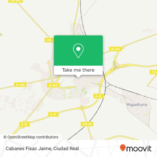 Cabanes Fisac Jaime map