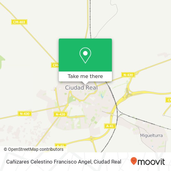 Cañizares Celestino Francisco Angel map