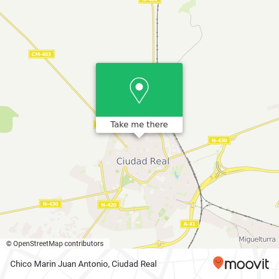 Chico Marin Juan Antonio map