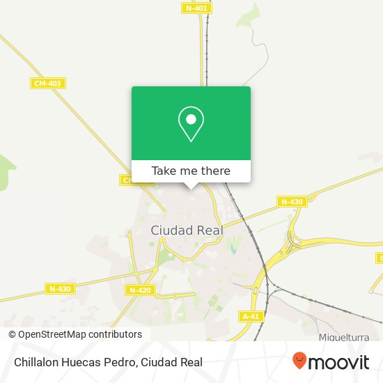 Chillalon Huecas Pedro map