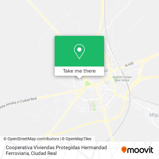 Cooperativa Viviendas Protegidas Hermandad Ferroviaria map