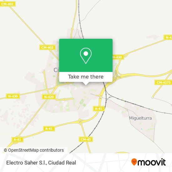 Electro Saher S.l. map