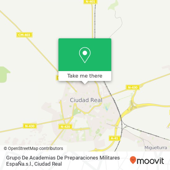 Grupo De Academias De Preparaciones Militares EspaÑa.s.l. map