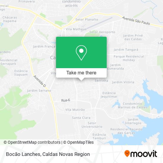 Bocão Lanches map