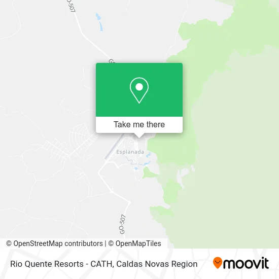 Rio Quente Resorts - CATH map