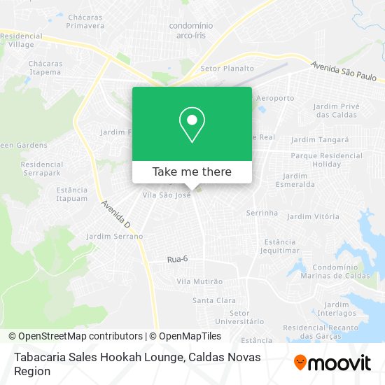 Mapa Tabacaria Sales Hookah Lounge