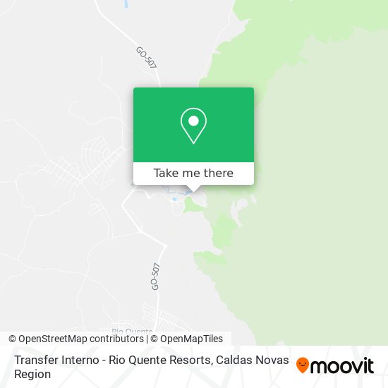 Mapa Transfer Interno - Rio Quente Resorts