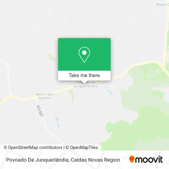 Povoado De Junquerlândia map