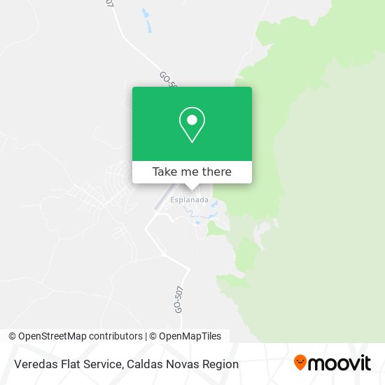 Veredas Flat Service map