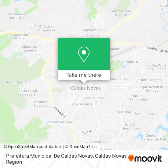 Prefeitura Municipal De Caldas Novas map