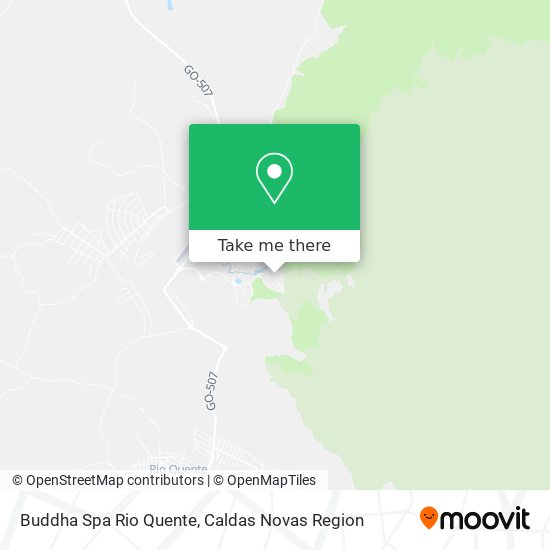 Mapa Buddha Spa Rio Quente