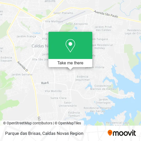 Parque das Brisas map