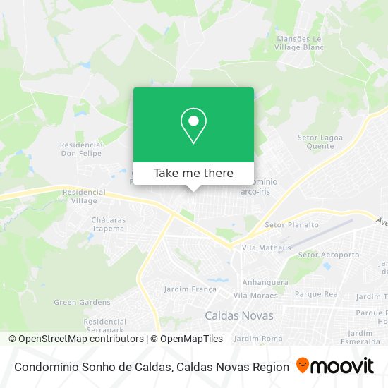 Condomínio Sonho de Caldas map