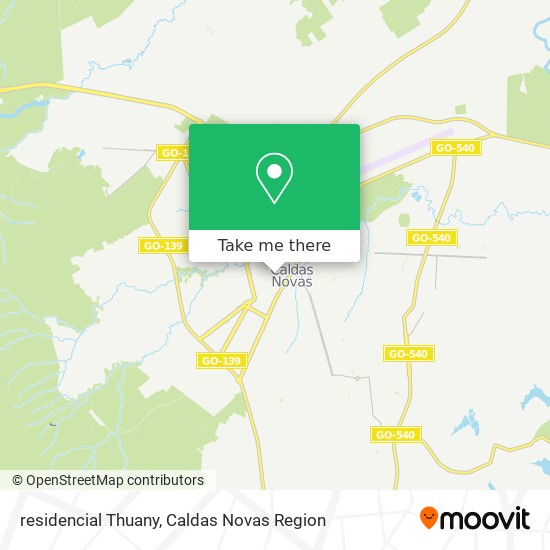 residencial Thuany map