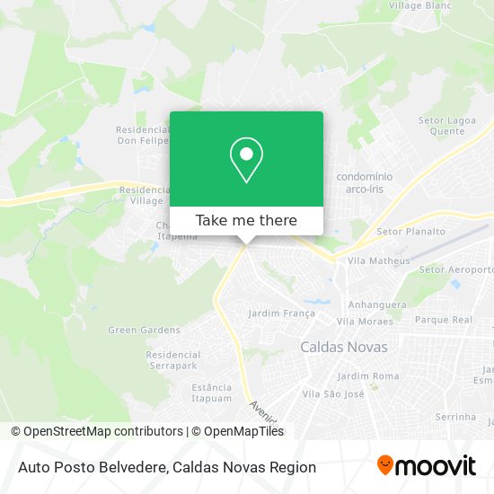 Auto Posto Belvedere map