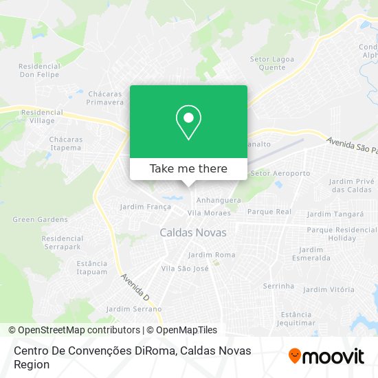 Mapa Centro De Convenções DiRoma