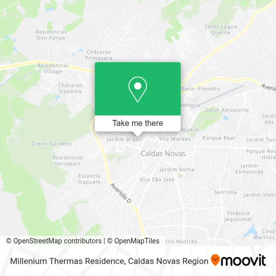 Millenium Thermas Residence map