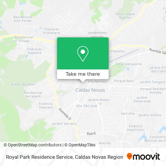 Royal Park Residence Service map