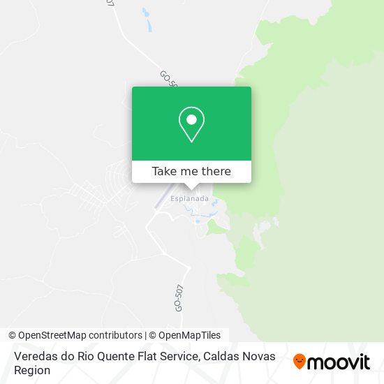 Veredas do Rio Quente Flat Service map