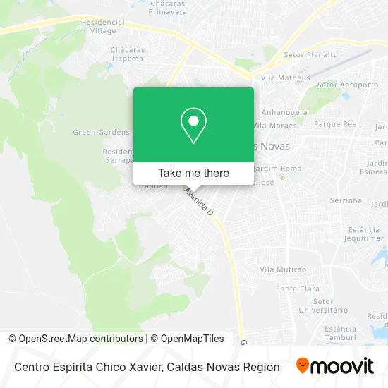 Centro Espírita Chico Xavier map