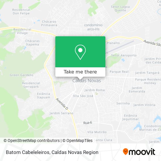 Mapa Batom Cabeleleiros