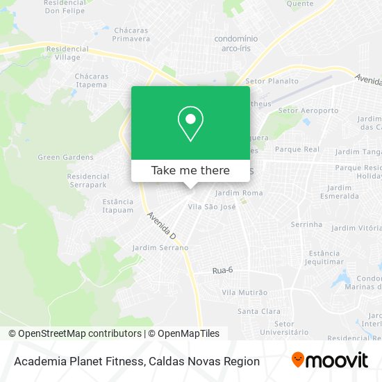 Academia Planet Fitness map