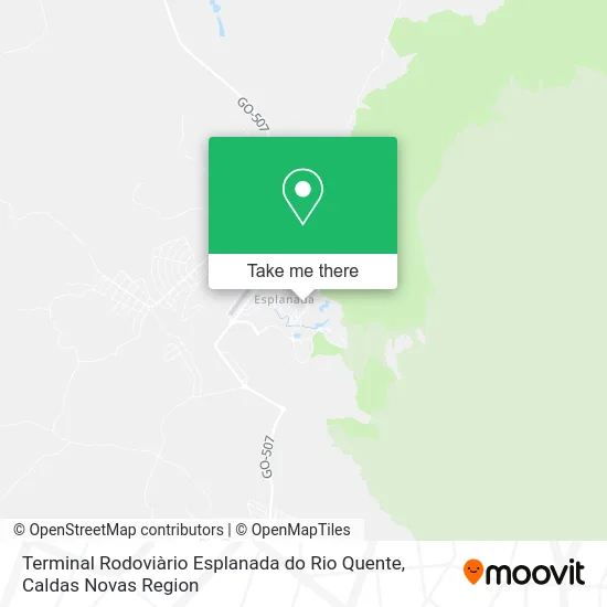 Terminal Rodoviàrio Esplanada do Rio Quente map