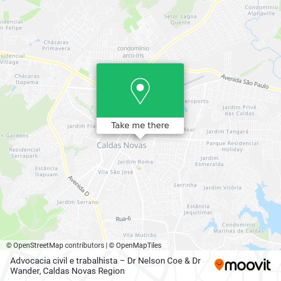 Advocacia civil e trabalhista – Dr Nelson Coe & Dr Wander map