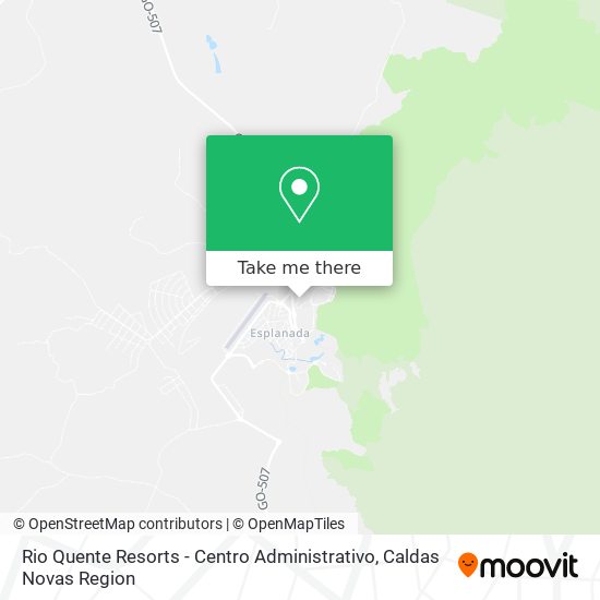 Rio Quente Resorts - Centro Administrativo map
