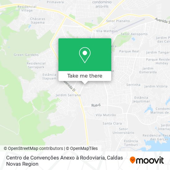 Mapa Centro de Convenções Anexo à Rodovíaria