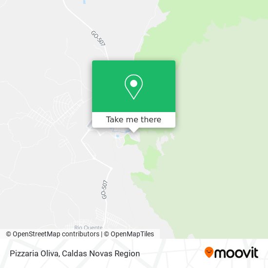 Mapa Pizzaria Oliva