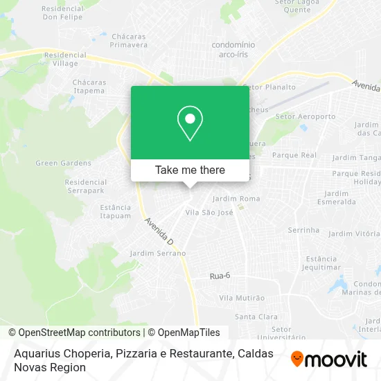Aquarius Choperia, Pizzaria e Restaurante map