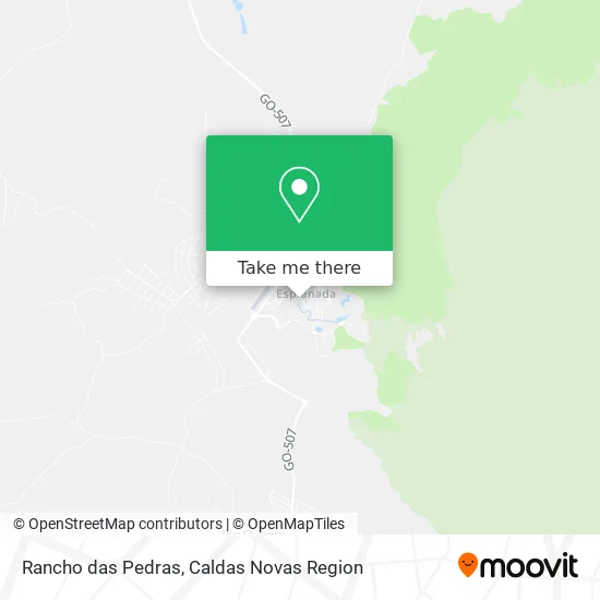 Rancho das Pedras map