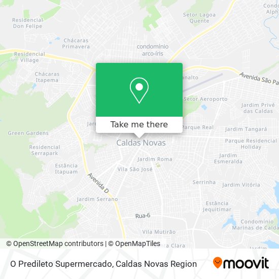 Mapa O Predileto Supermercado