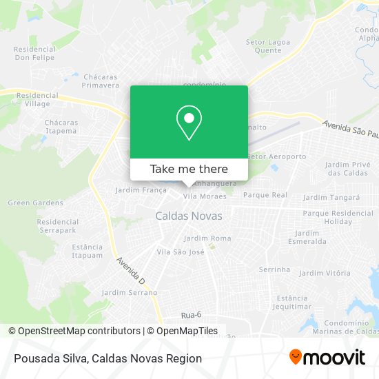 Pousada Silva map