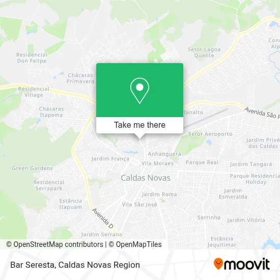Bar Seresta map