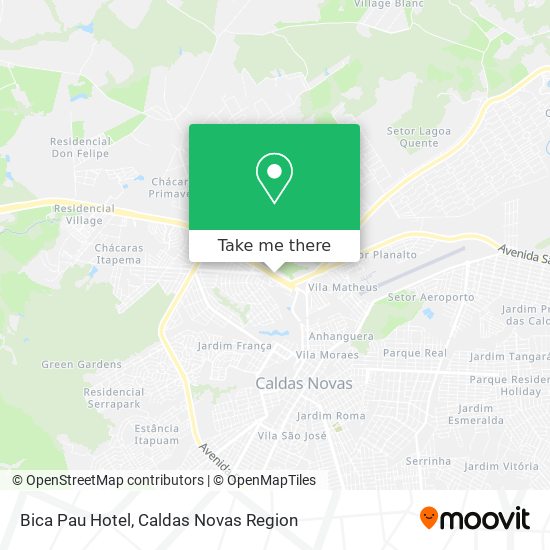 Bica Pau Hotel map