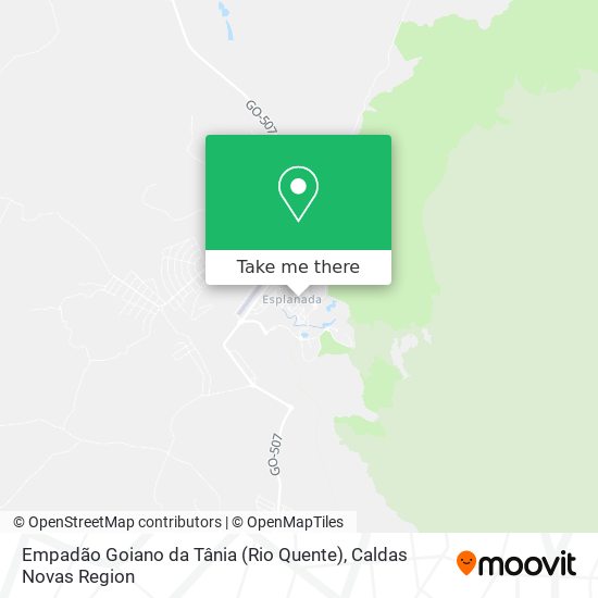 Mapa Empadão Goiano da Tânia (Rio Quente)