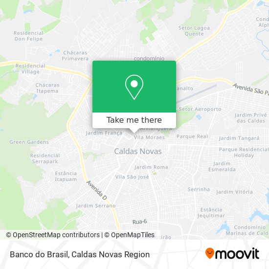 Banco do Brasil map